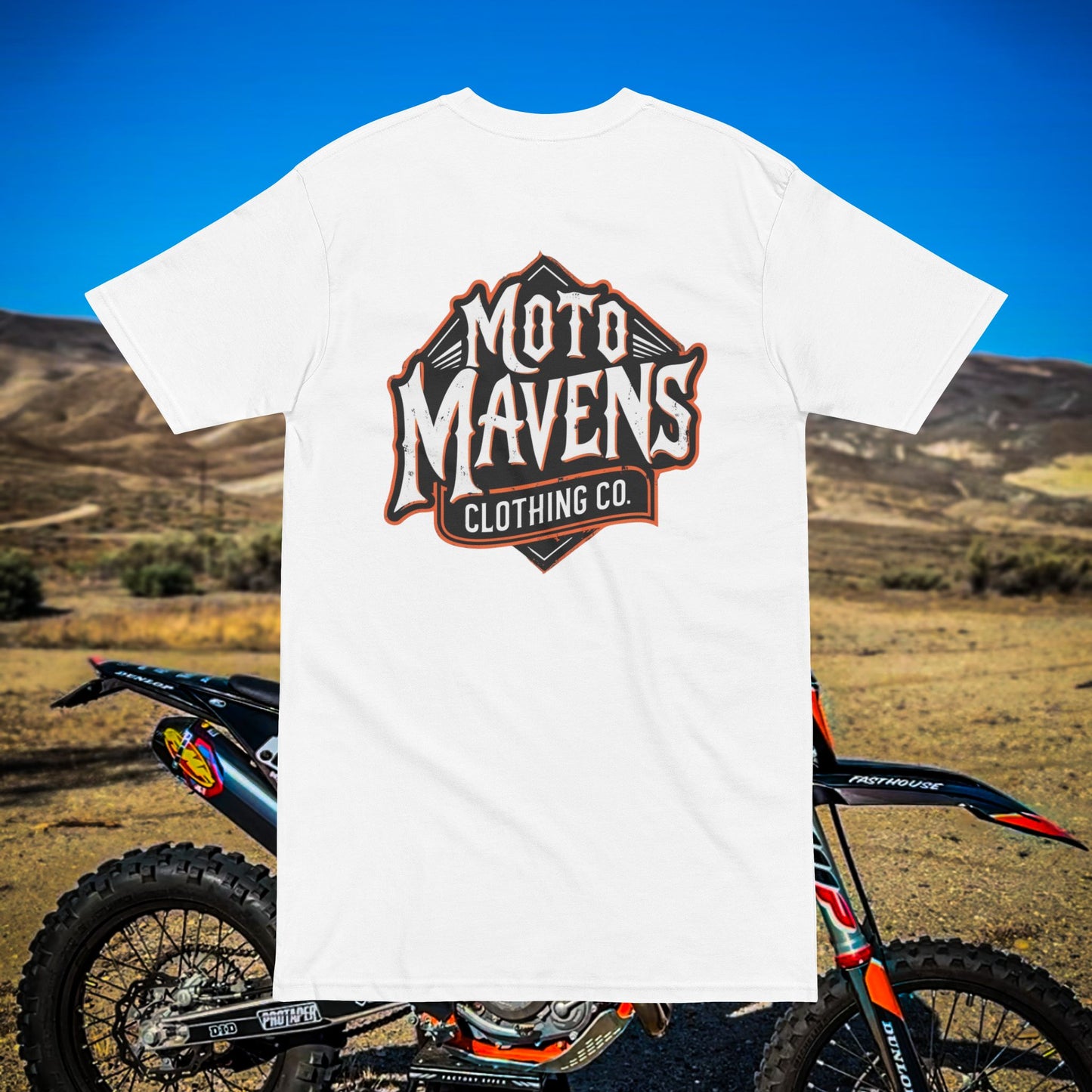 Moto Mavens | Men’s White Tee